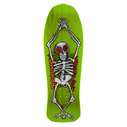 VISION Deck GROHOLSKI SKELETON MC 10 x 30.25 Lime Stain