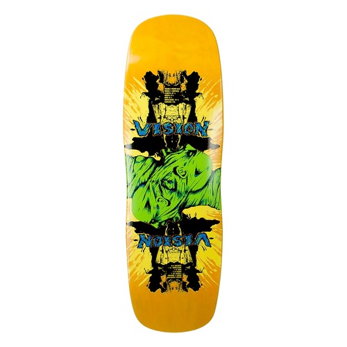 VISION Deck DOUBLE VISION  9.5 x 32.5 Yellow Stain