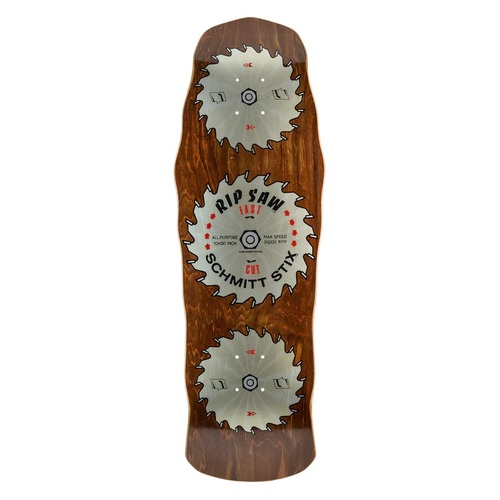 Schmitt Stix Deck Ripsaw Brown Stain Modern Convave 10