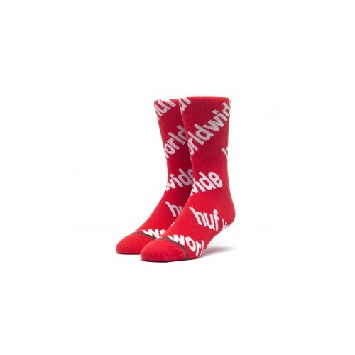 Huf Socks Campaign 1pk Poppy Red