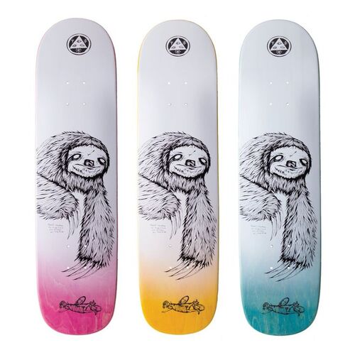 Welcome Deck Sloth On Bunyip White/Black/Various Stains 8.0