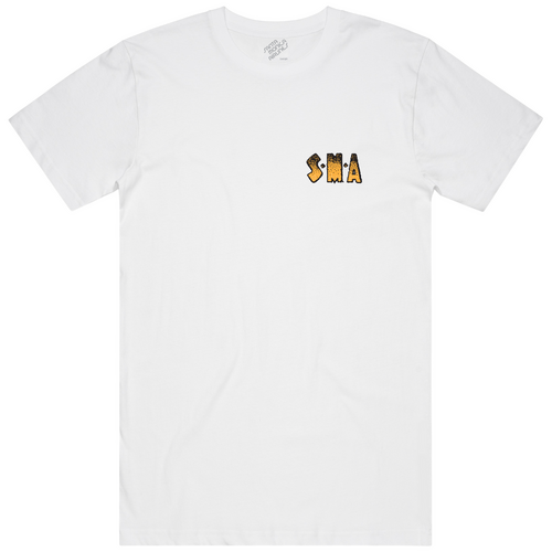 SMA Tee Tuma Britton White [Size: Mens Small]