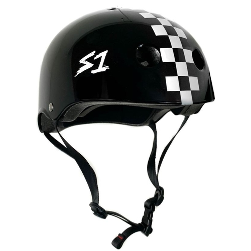 S-One S1 Helmet Lifer Black Matte/Checkers