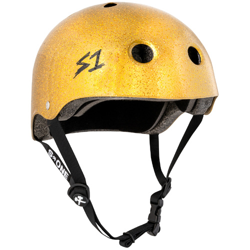 S-One S1 Helmet Lifer Gold Glitter