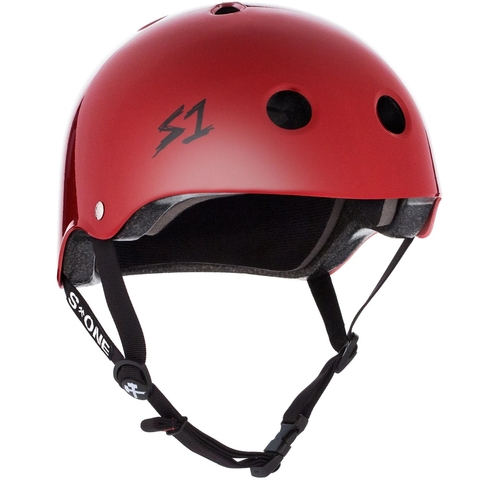 S-One S1 Helmet Lifer Scarlet Red Gloss