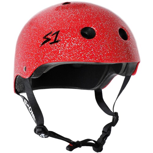 S-One S1 Helmet Lifer Red Glitter