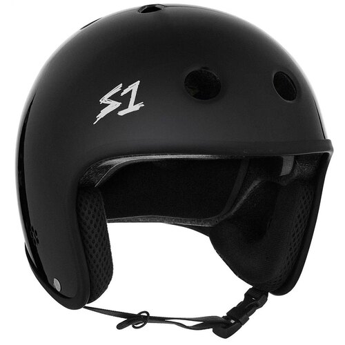 S-One S1 Helmet Retro Fullcut Lifer Black Gloss