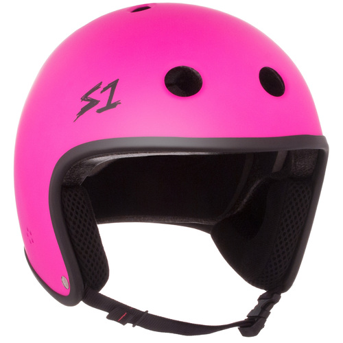 S-One S1 Helmet Retro Fullcut Lifer Neon Pink