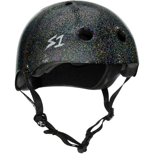 S-One S1 Helmet Mega Lifer Black Gloss Glitter