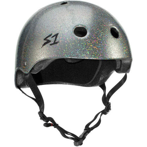 S-One S1 Helmet Mega Lifer Silver Glitter