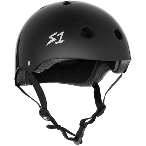 S-One S1 Helmet Mega Lifer Black Gloss
