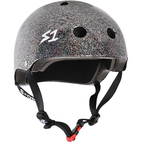 S-One S1 Helmet Mini Lifer Black Gloss Glitter