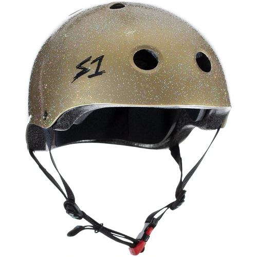 S-One S1 Helmet Mini Lifer Gold Gloss Glitter