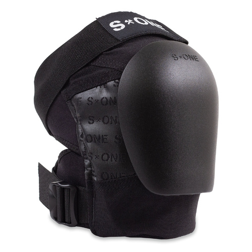 S-One Pro Knee Pads Gen 4.5 Black Caps [Size: Mens Med/Large] [Colour: Black]