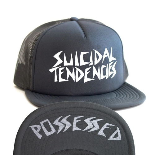 Suicidal Skates Hat Tendencies/Possessed Flip Mesh Grey