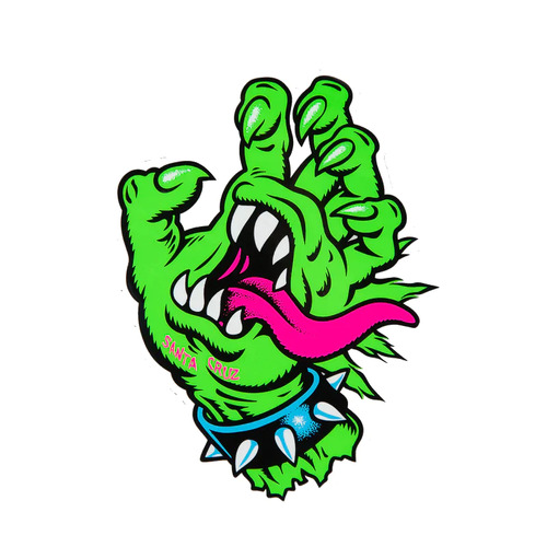 Santa Cruz Sticker Meek OG Slasher Hand Green 4 inch