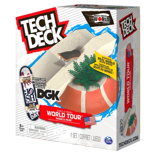 Tech Deck Ramps Build a Park Paines Park USA World Tour