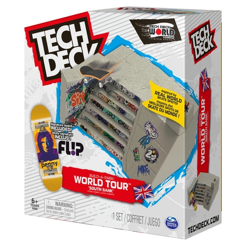 Tech Deck Ramps Build a Park South Bank England World Tour