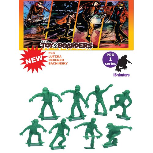AJs Toy Boarders Pro Large Green Toyboarders