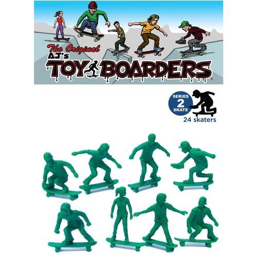 AJs Toy Boarders Toyboarders Skate Green 24 Pack Series 2