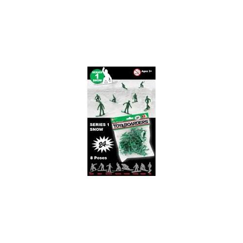 AJs Toy Boarders Toyboarders Snow Green 24 Pack