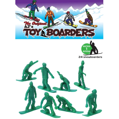 AJs Toy Boarders Toyboarders Snow Green 24 Pack
