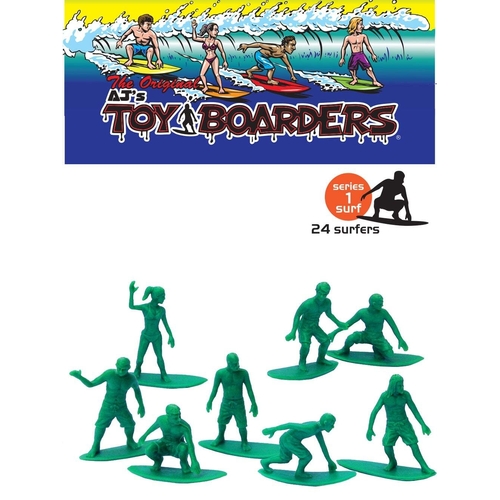 AJs Toy Boarders Toyboarders Surf Green 24 Pack Series 1