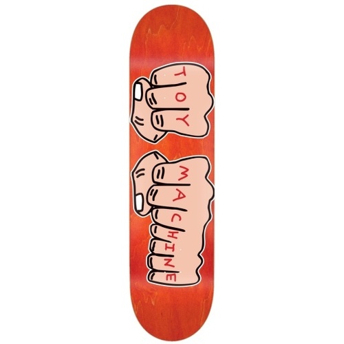 Toy Machine Deck 8.2 Fists Assorted Veneer Colours