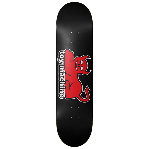 Toy Machine Deck 7.63 Devil Cat Black
