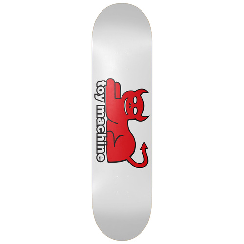 Toy Machine Deck 8.25 Devil Cat White