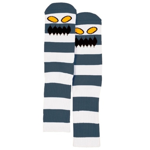Toy Machine Socks Monster Big Stripe Sock Concrete