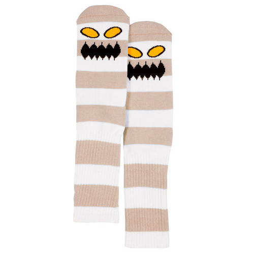 Toy Machine Socks Big Stripe Tan