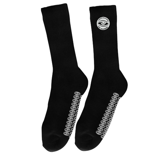 Toy Machine Socks Always Watching Grip Black