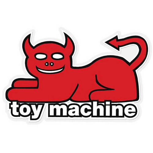 Toy Machine Sticker Devil Cat Single