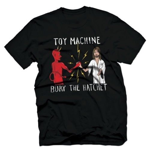 Toy Machine Tee Bury The Hatchet Tee Black [Size: Mens Small]