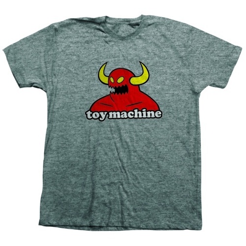 Toy Machine Tee Monster Tee Graphite [Size: Mens Small]
