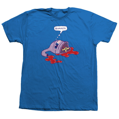 Toy Machine Tee Bummer Royal [Size: Mens Medium] [Colour: Blue]