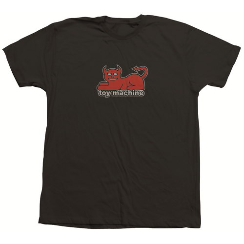 Toy Machine Tee Devil Cat Black [Size: Mens X Large] [Colour: Black]
