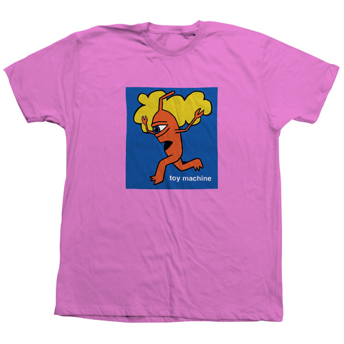 Toy Machine Tee Early Sect Pink [Size: Youth 10] [Colour: Pink]