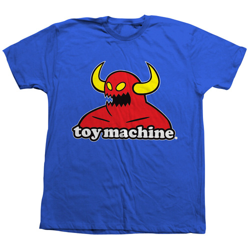 Toy Machine Tee Monster Blue [Size: Youth 10] [Colour: Blue]