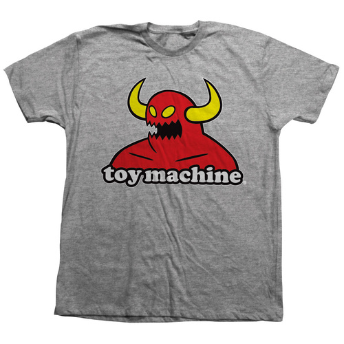 Toy Machine Tee Monster Grey [Size: Youth 10] [Colour: Grey]