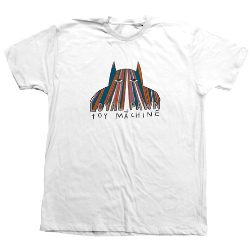 Toy Machine Tee Loyal Pawn White [Size: Mens Medium] [Colour: White]