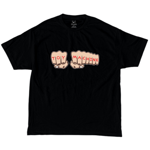 Toy Machine Tee Fists Black [Size: Mens Small]