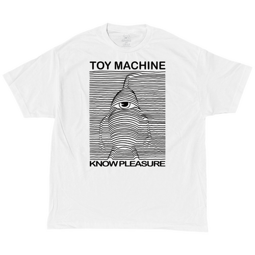 Toy Machine Tee Toy Division White [Size: Mens Small]