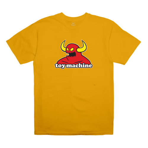 Toy Machine Youth Tee Monster Gold [Size: Youth 8]