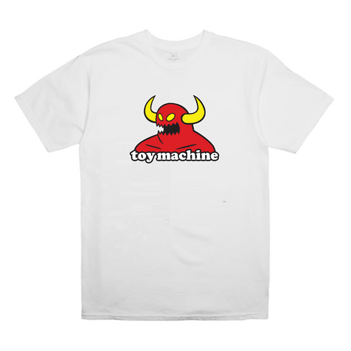 Toy Machine Youth Tee Monster White [Size: Youth 8]