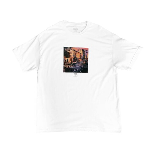 Traffic Tee Driggs and Manhattan Ave White [Size: Mens Medium]