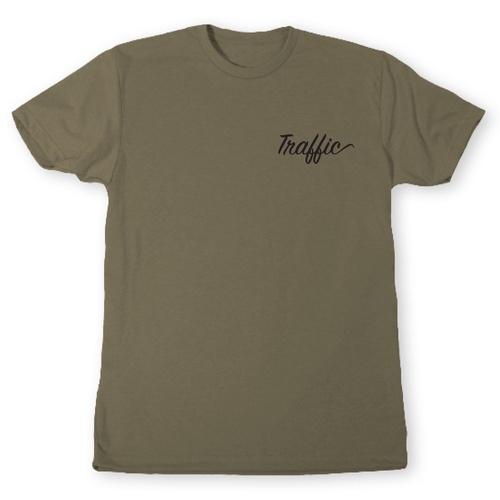 Traffic Tee Safari Green [Size: Mens Large]