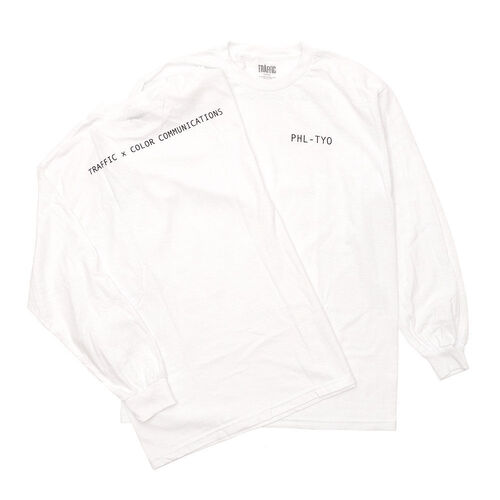 Traffic x Color Tee L/S Tee Luggage White [Size: Mens Medium]