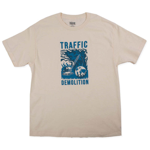 Traffic Tee Demolition Cream [Size: Mens Medium] [Colour: Cream]
